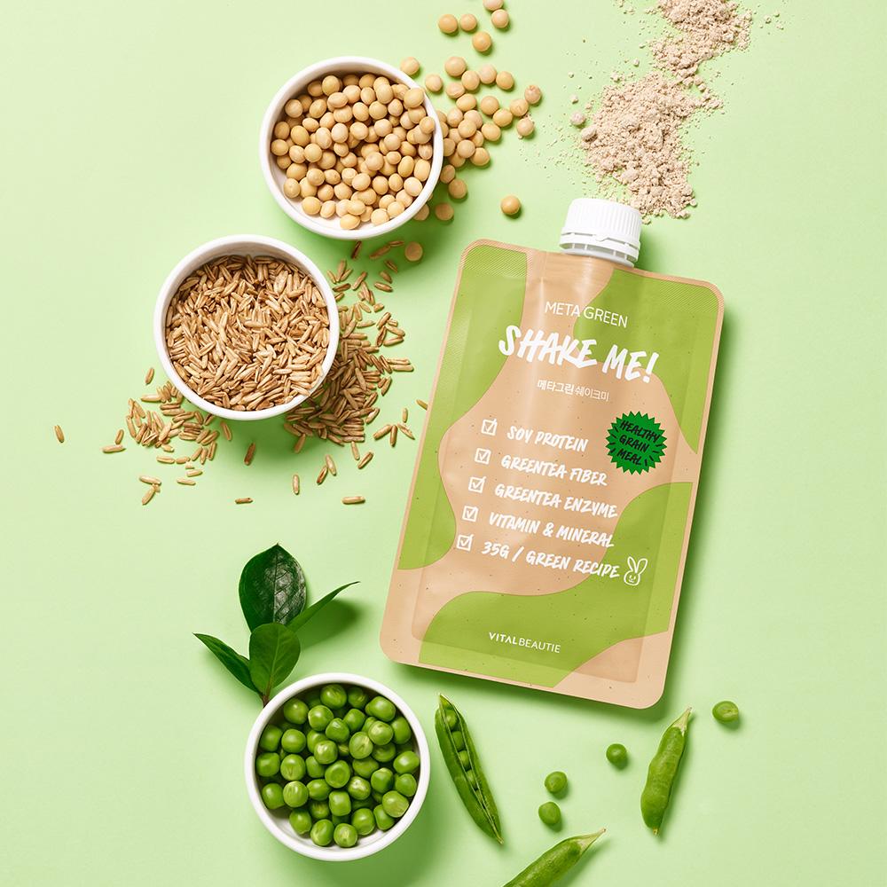 [VitalBeautie] VITAL BEAUTIE Meta Green Shake Me - 35g x 7ea