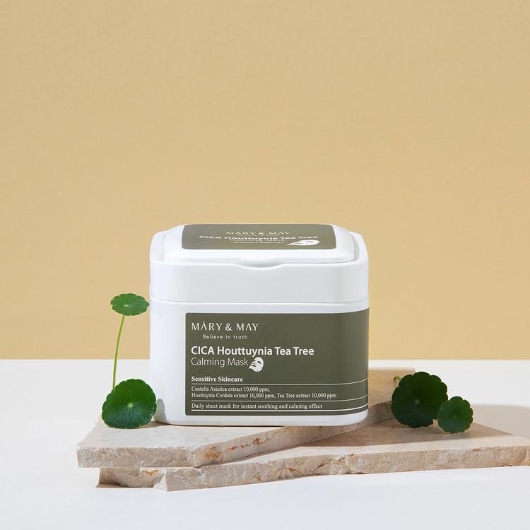 CICA Houttuynia Tea Tree Calming Mask 30ea/400g - 3