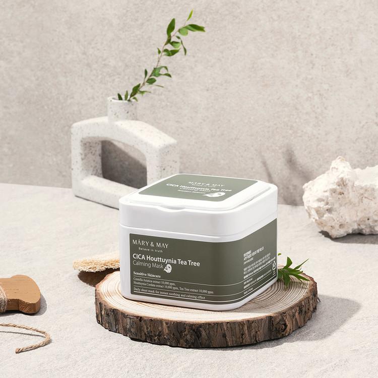 CICA Houttuynia Tea Tree Calming Mask 30ea/400g - 6
