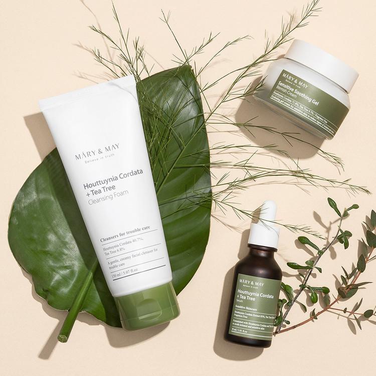 [Mary&May] 1+1 Houttuynia Cordata + Tea Tree Cleansing Foam - 150ml