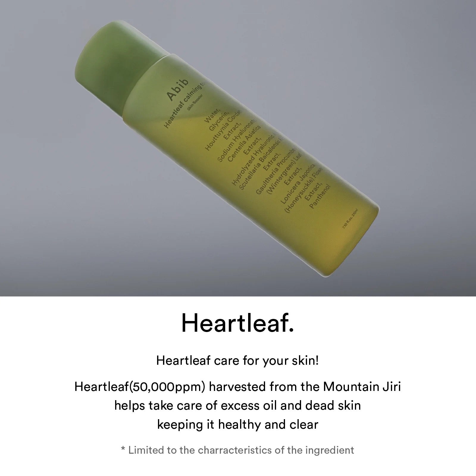Heartleaf calming toner Skin booster - 200ml - 3