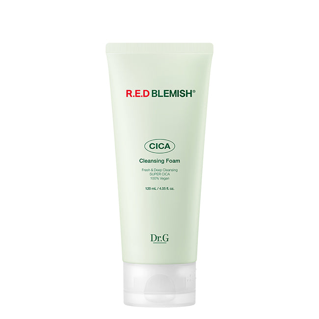 Red Blemish Cica Cleansing Foam 120ml - 4