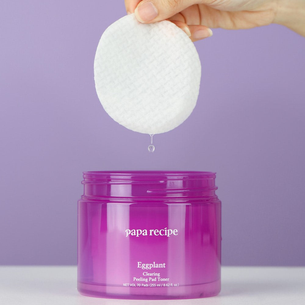 Eggplant Clearing Peeling Pad Toner 255ml / 70ea - 3