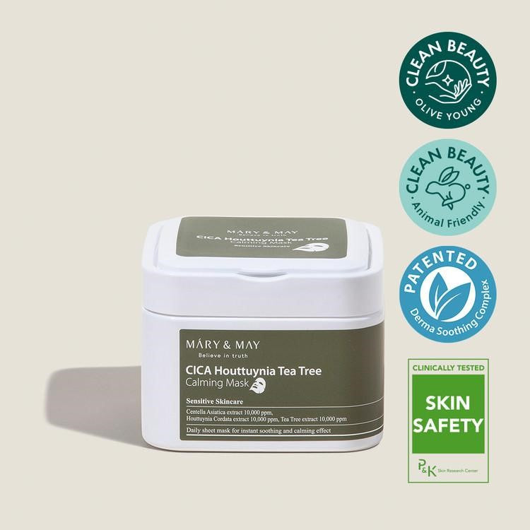CICA Houttuynia Tea Tree Calming Mask 30ea/400g - 22