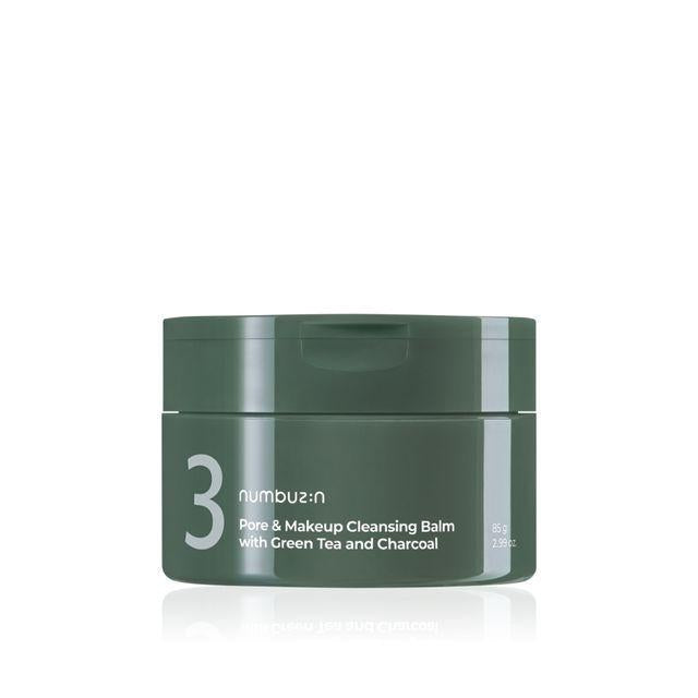 No.3 Pore & Makeup Cleansing Balm With Green Tea And Charcoal 85g - 2