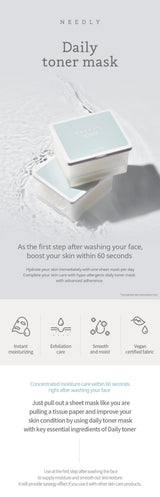 [Needly] Daily Toner Mask Pack 30 Sheets