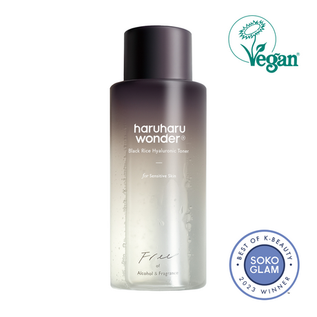 Black Rice Hyaluronic Toner for Sensitive Skin 300ml - 10