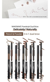 Powder Jet Dual Brow 0.75g - #06 Deep Brown