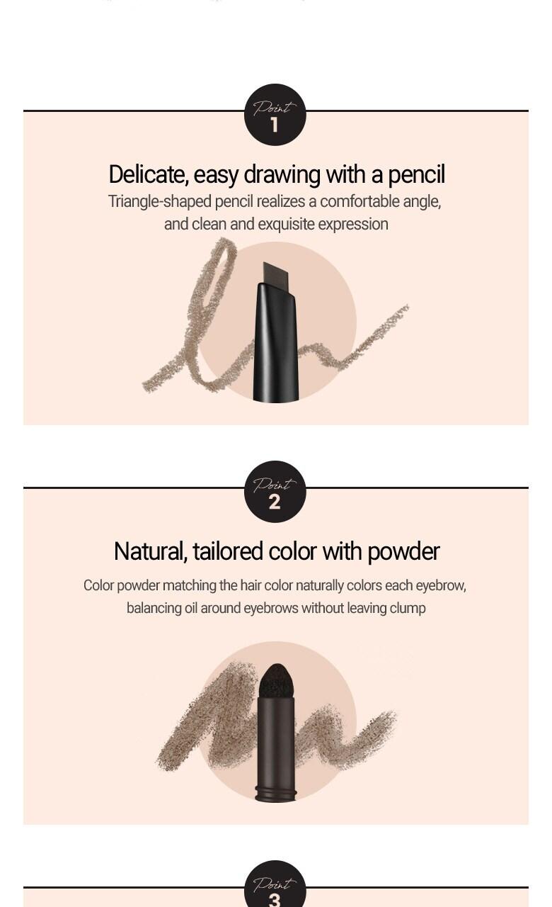 Powder Jet Dual Brow 0.75g - #08 Ash Brown