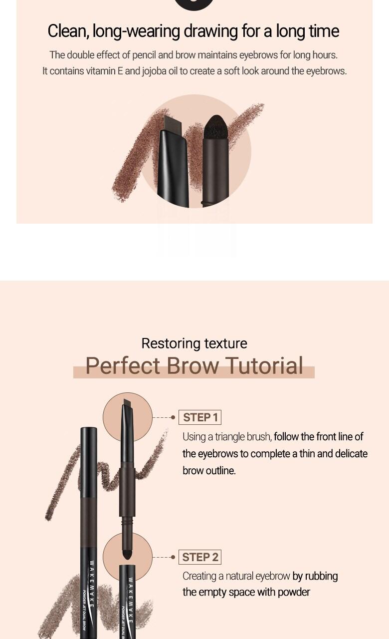Powder Jet Dual Brow 0.75g - #08 Ash Brown