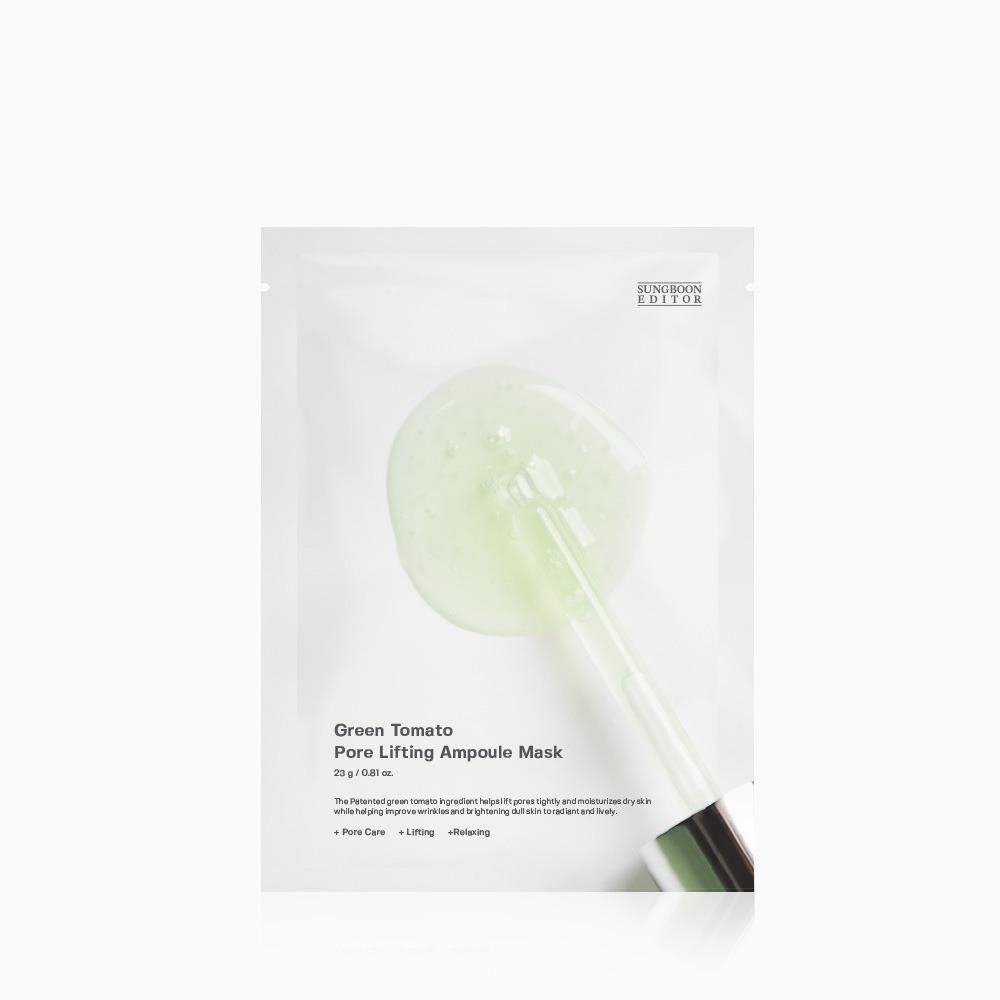 Green Tomato Pore Lifting Ampoule Mask 1ea 23g - 4