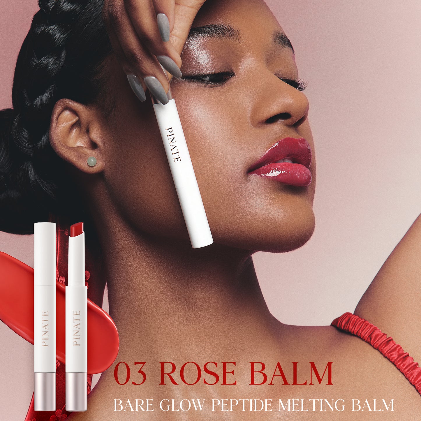Bare Glow Peptide Melting Balm - 03 Rose balm 1.8g