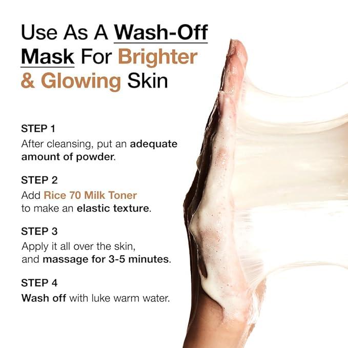 RICE ENZYME BRIGHTENING CLEANSING POWDER 40g - 3