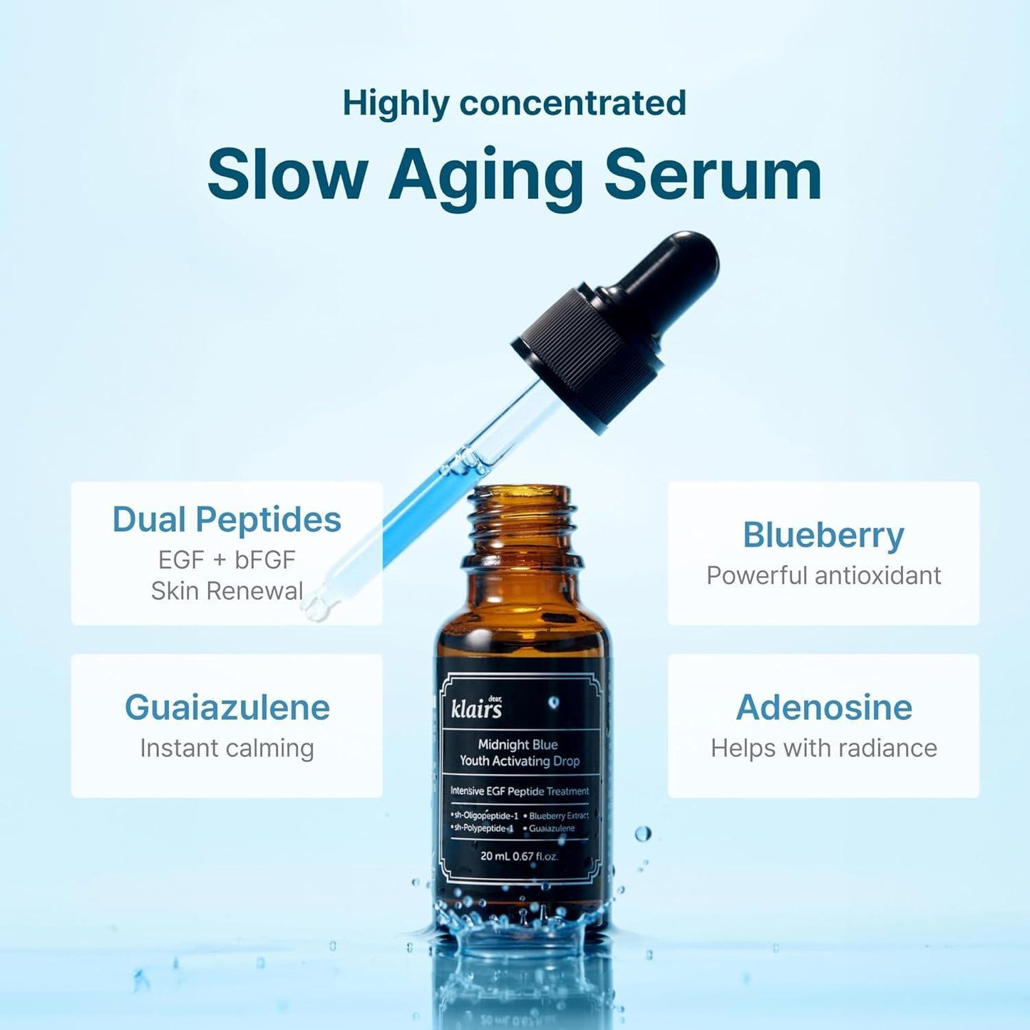 [Dear Klairs] Midnight Blue Youth Activating Drop 20ml