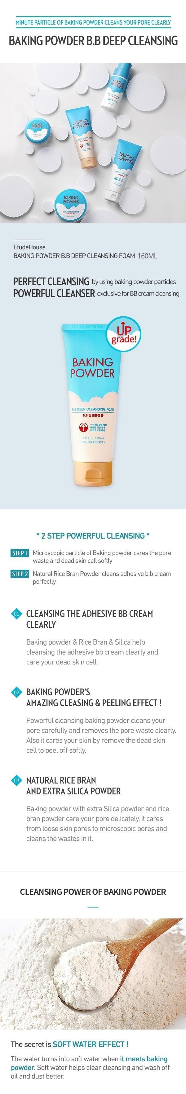 Baking Powder B.B Deep Cleansing Foam 160ml - 2