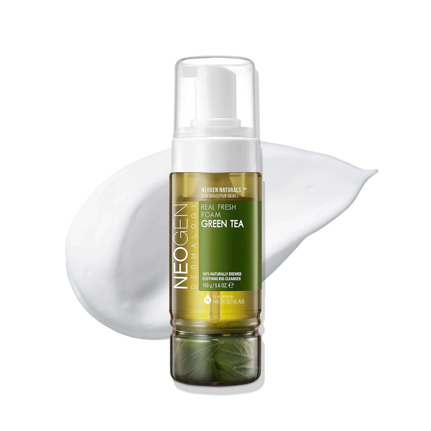[NeoGen] DERMALOGY REAL FRESH FOAM CLEANSER GREEN TEA 160G