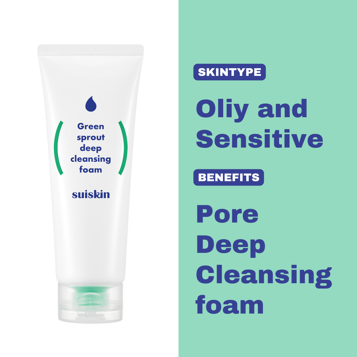 Green sprout deep cleansing foam 150ml - 2