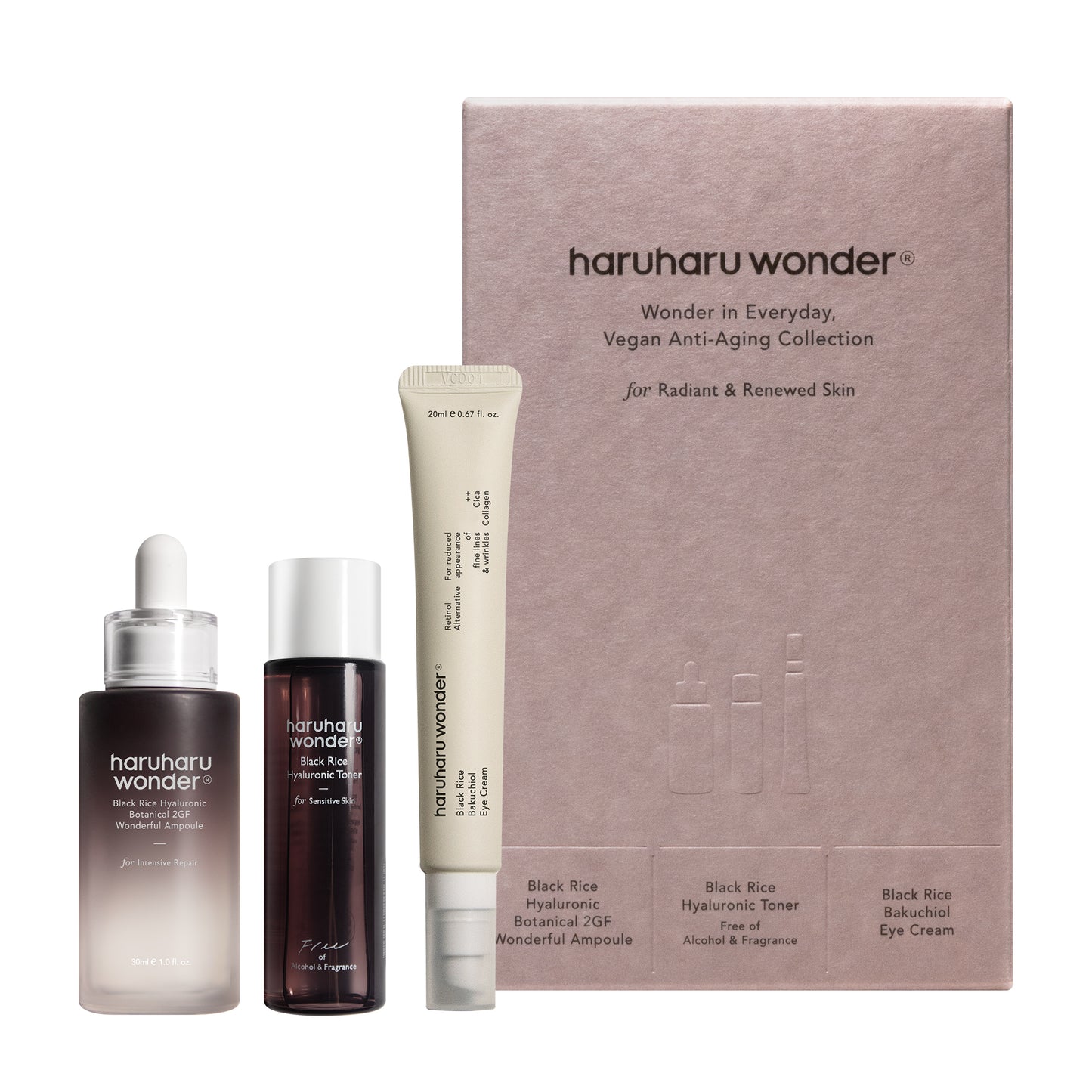 [haruharuwonder] vegan well-aging collection