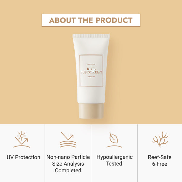 [ImFrom] Rice Sunscreen 50ml