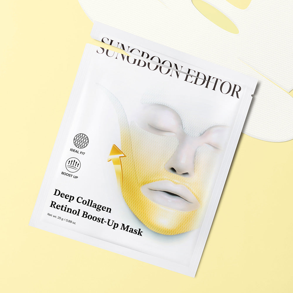 [SUNGBOON EDITOR] Deep Collagen Retinol Tension Boost Up Mask Set 4pcs