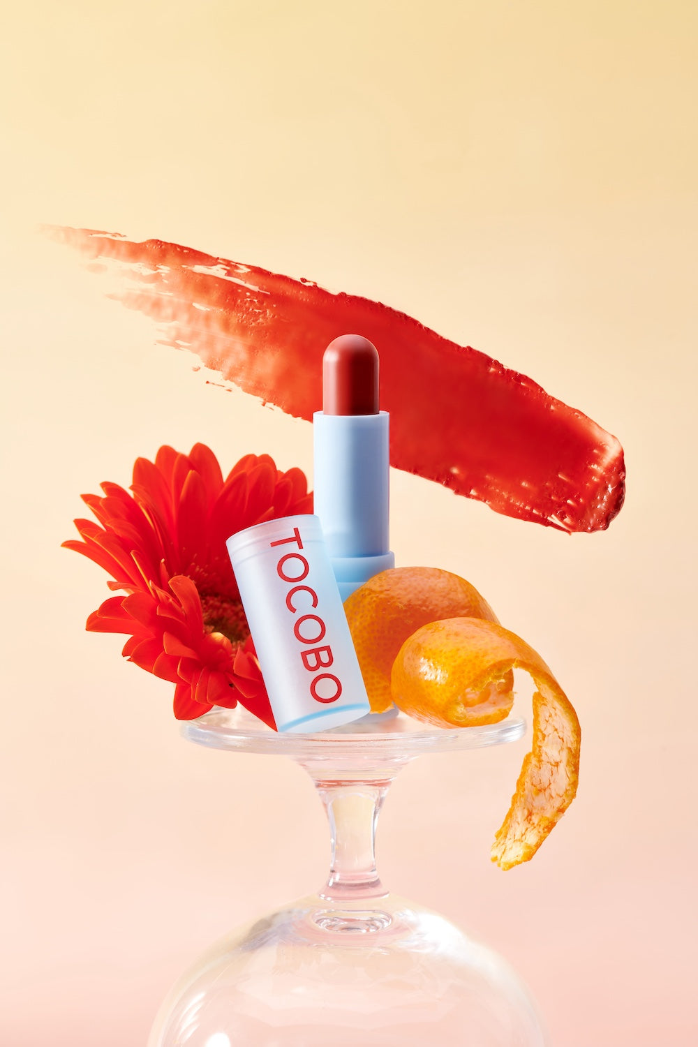 Glass Tinted Lip Balm 013 TANGERINE RED 3.5g - 2