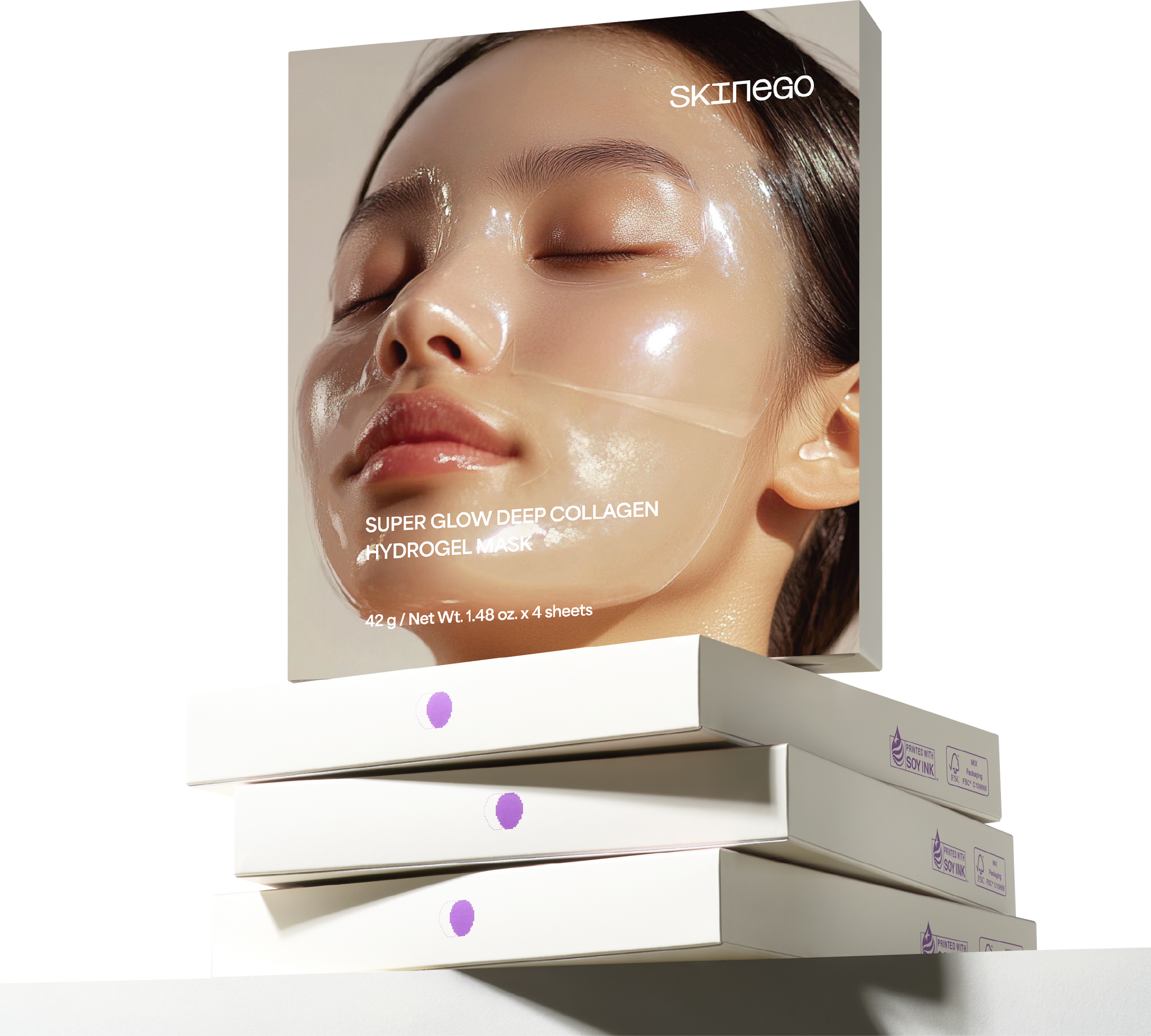 Super Glow Deep Collagen Hydrogel Mask - 2 Size