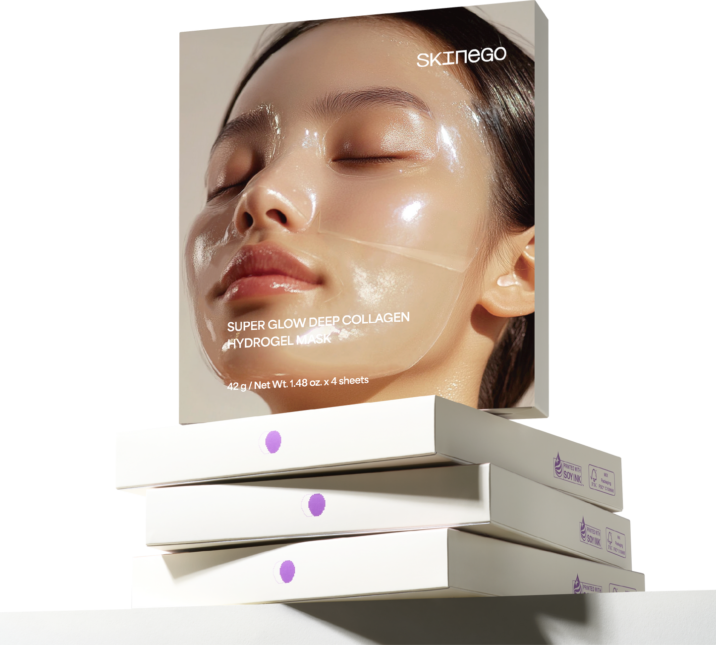 Super Glow Deep Collagen Hydrogel Mask 8ea