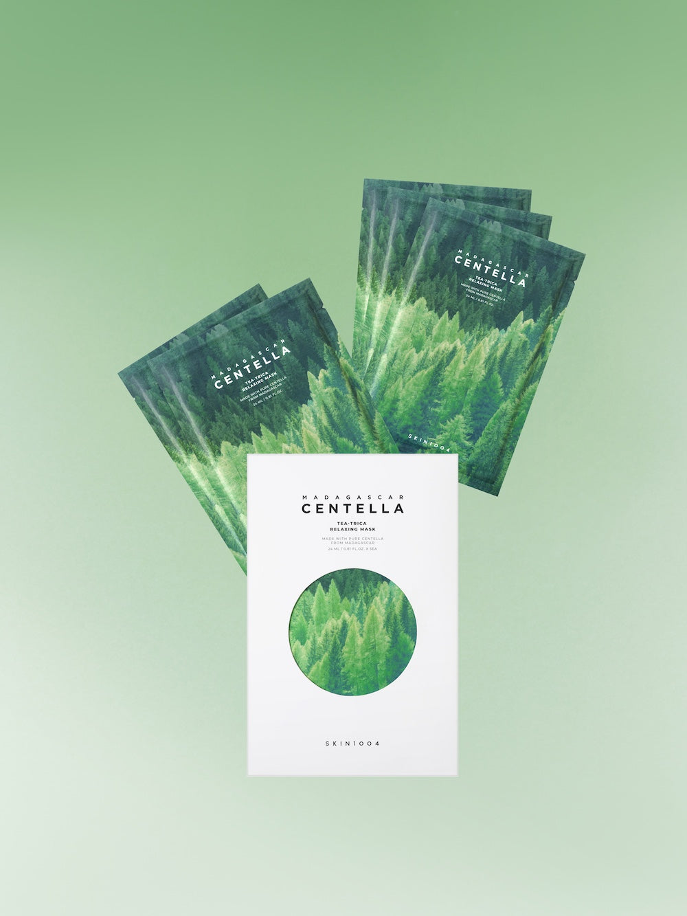Madagascar Centella Tea-Trica Relaxing Mask 1ea*24ml