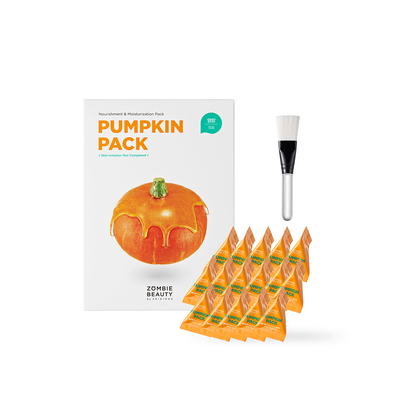 ZOMBIE BEAUTY BY SKIN1004 Pumpkin Pack 4g*16ea - 12
