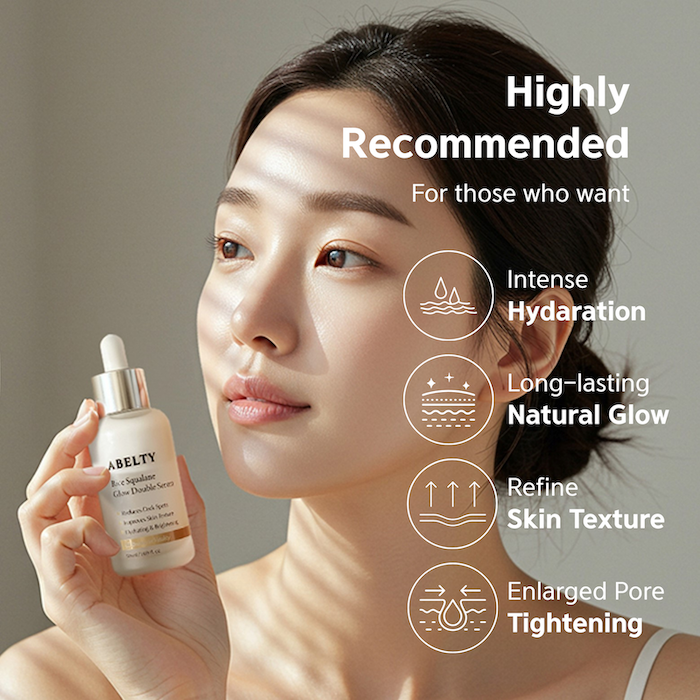 [Abelty] Rice Squalane Glow Double Serum 50ml