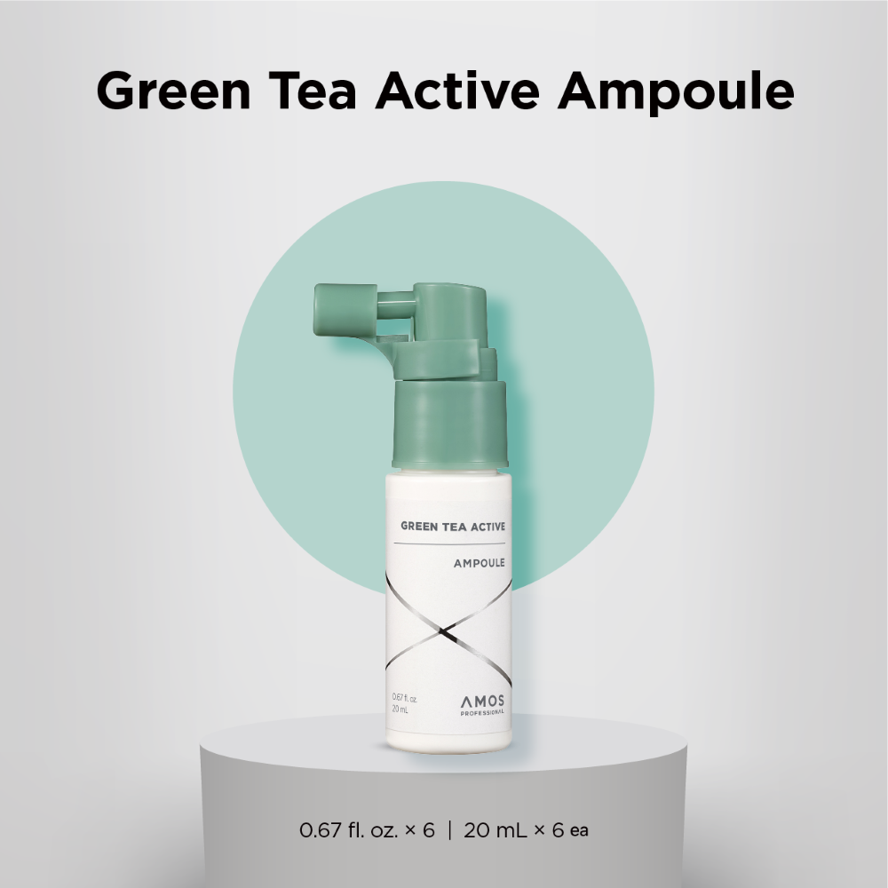 [Amos] PROFESSIONAL GREEN TEA ACTIVE AMPOULE 20ml*6ea