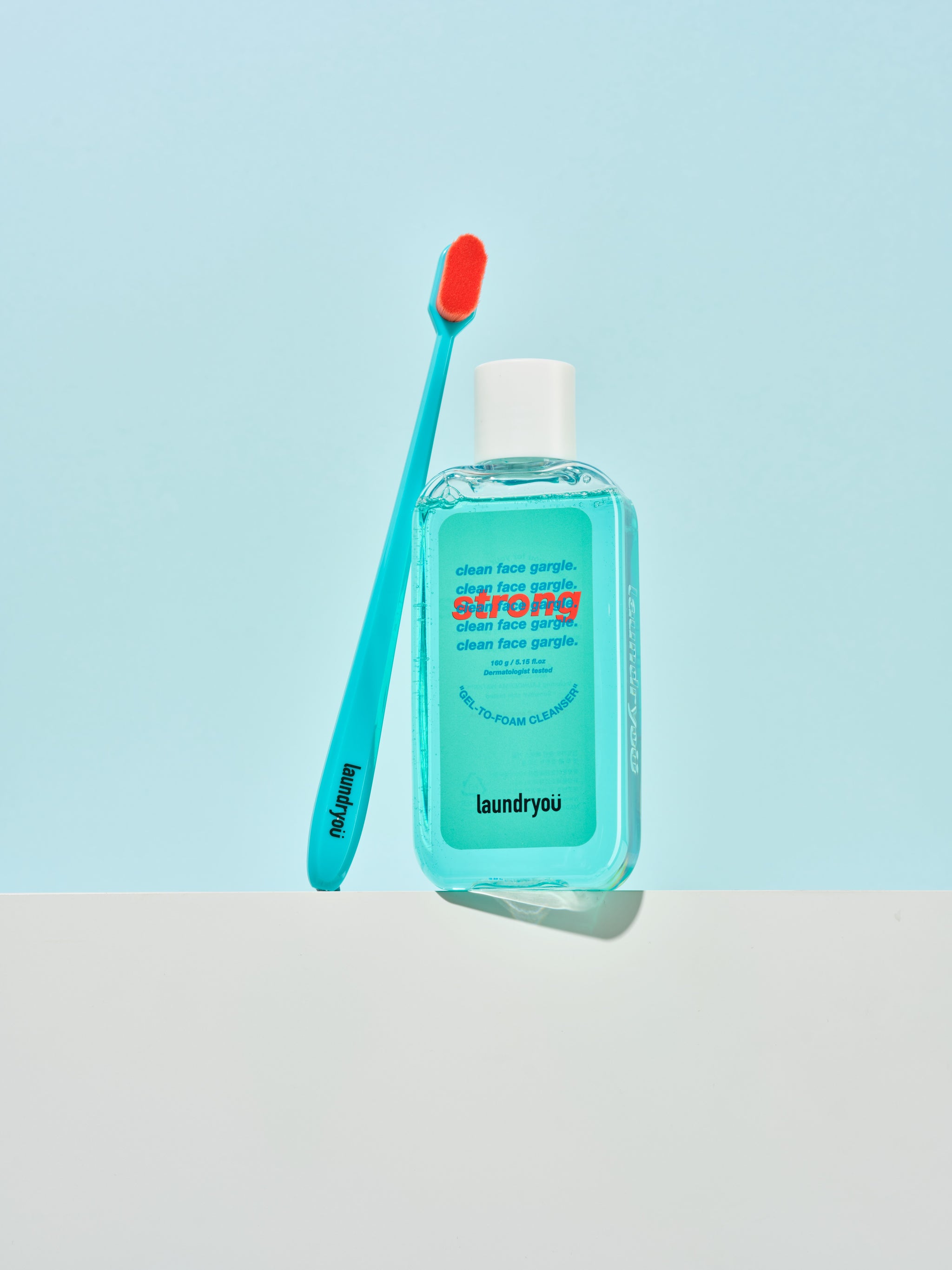 Clean Face Gargle Gel-to-Foam Cleanser Strong 160g - 4