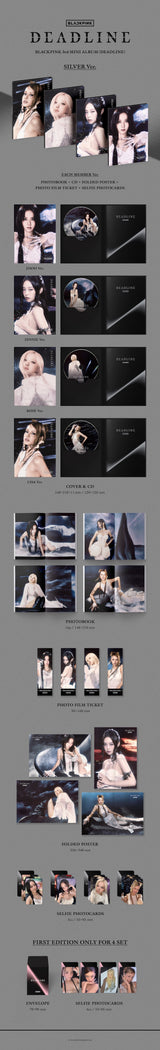BLACKPINK 3rd MINI ALBUM [DEADLINE] SILVER Ver. - JENNIE ver.