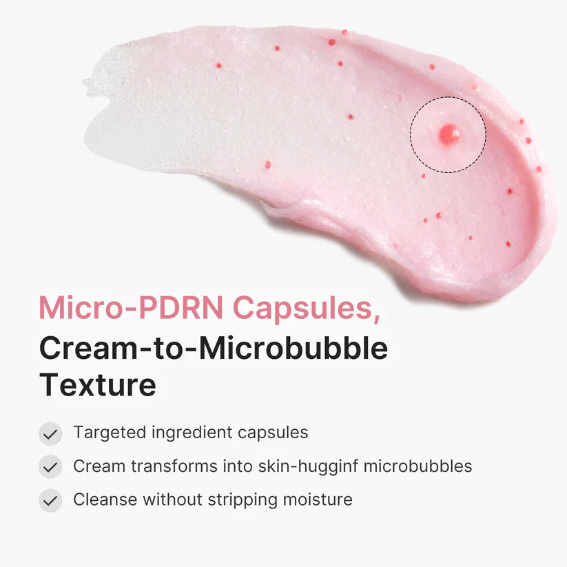 PDRN Pink Glutathione Capsule Cleansing Foam 120g