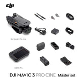 DJI Mavic 3 Pro Three-Camera Flagship Aerial Drone, Cine HD Professional Master Edition with Intelligent Flight Features