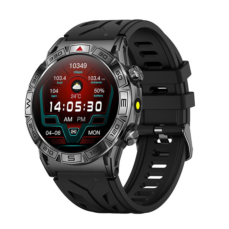 KC80 Smartwatch with High-Definition AMOLED Screen, Bluetooth Communication & LED Light Sports Fitness Tracker