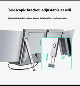 Portable Dual-Screen Laptop Display