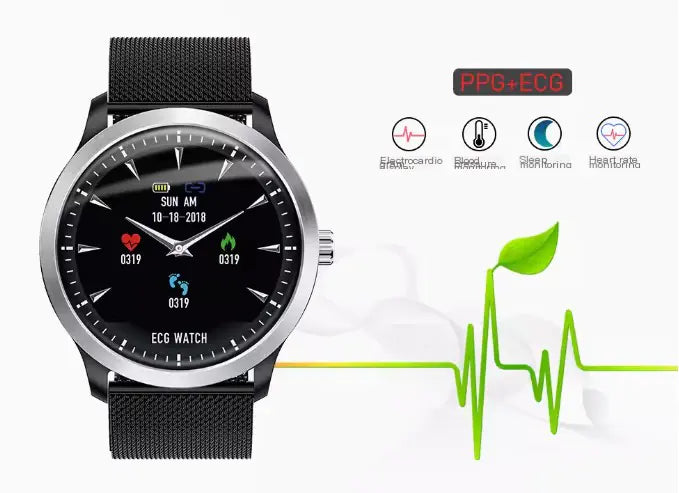 N58 Smart Bracelet with PPG+ECG Heart Rate Monitor