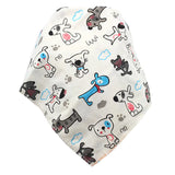 Waterproof Cotton Baby Bibs with Cartoon Design