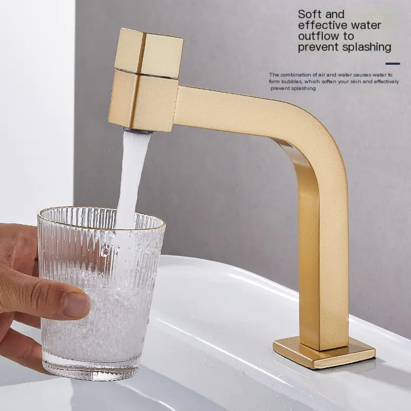All-Copper Cold Water Faucet for Balcony Basin