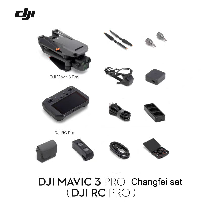 DJI Mavic 3 Pro Three-Camera Flagship Aerial Drone, Cine HD Professional Master Edition with Intelligent Flight Features