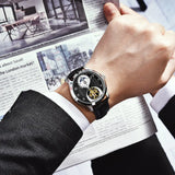 PAGANI DESIGN Men's Skeleton Automatic Mechanical Watch