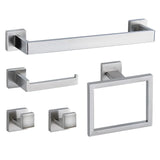 Wall-Mounted Stainless Steel Bathroom Hardware Set
