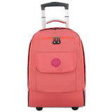 17-Inch Waterproof Rolling Backpack for Students and Travel