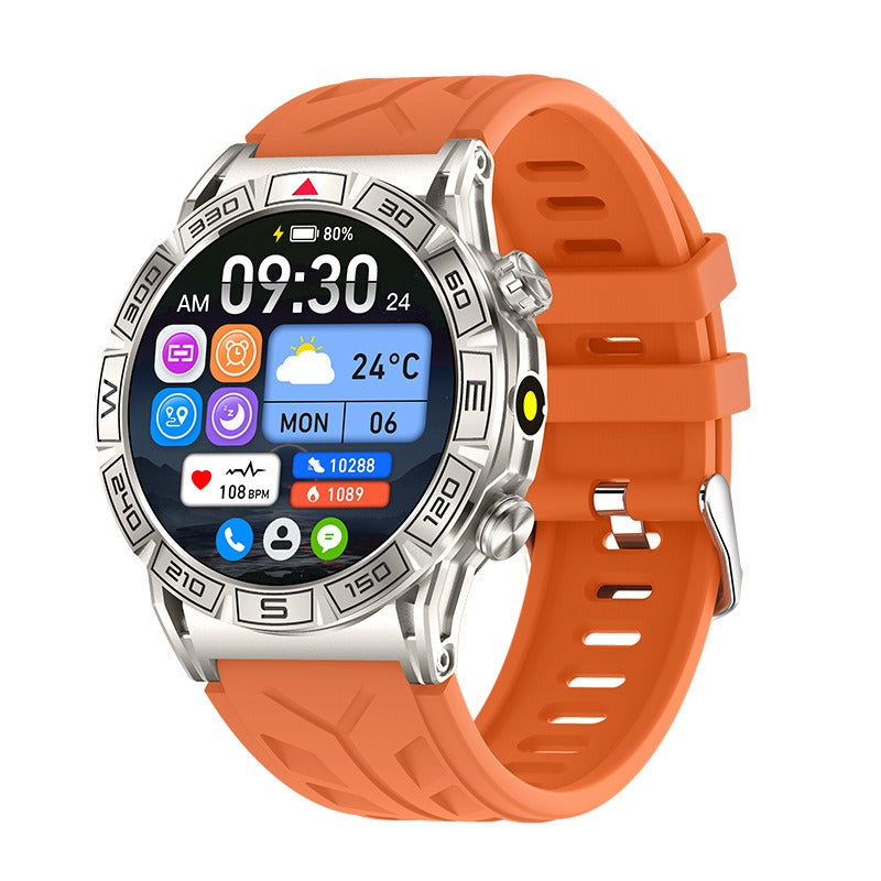 KC80 Smartwatch with High-Definition AMOLED Screen, Bluetooth Communication & LED Light Sports Fitness Tracker