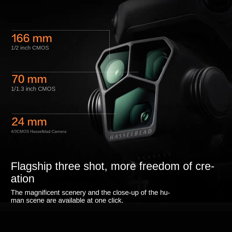 DJI Mavic 3 Pro Three-Camera Flagship Aerial Drone, Cine HD Professional Master Edition with Intelligent Flight Features