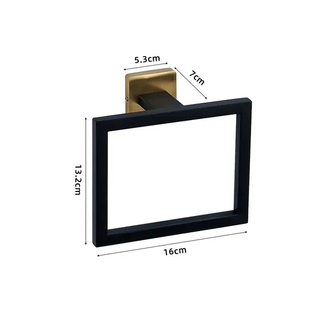 Wall-Mounted Stainless Steel Bathroom Hardware Set