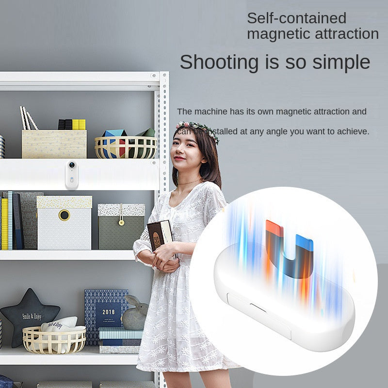 Thumb Bike Camera with Magnetic Back Clip, Mini Sports Action Camera & Thumb Recorder for Cycling, Outdoor Adventure & Pet Monitoring