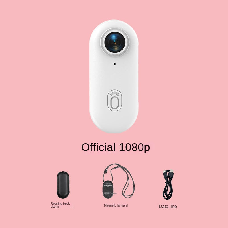 Thumb Bike Camera with Magnetic Back Clip, Mini Sports Action Camera & Thumb Recorder for Cycling, Outdoor Adventure & Pet Monitoring