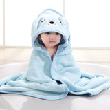 Soft Coral Fleece Newborn Wrap Blanket for Infants